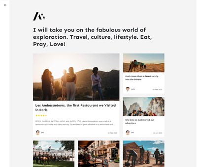 Memoirs - Free Jeyll Theme