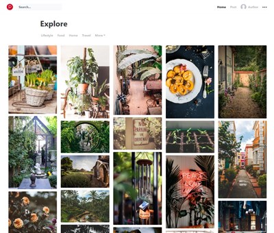 Pintereso - Free Bootstrap HTML Template
